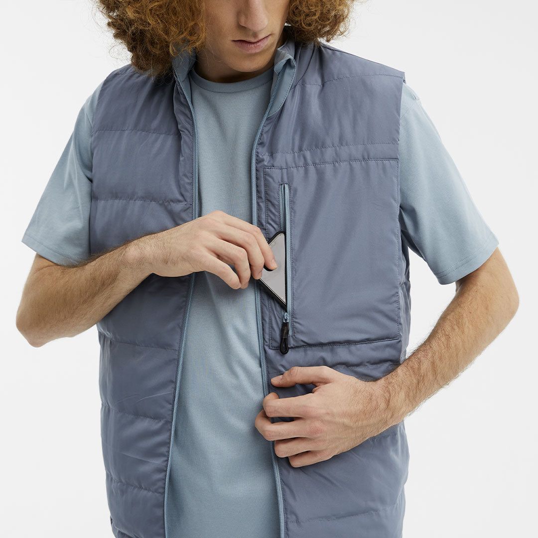 NS40 Reversible Vest-Citadel Blue- Men