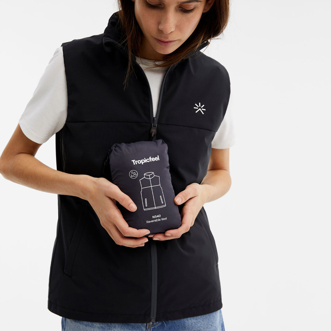 NS40 Reversible Vest-Core Black- Women