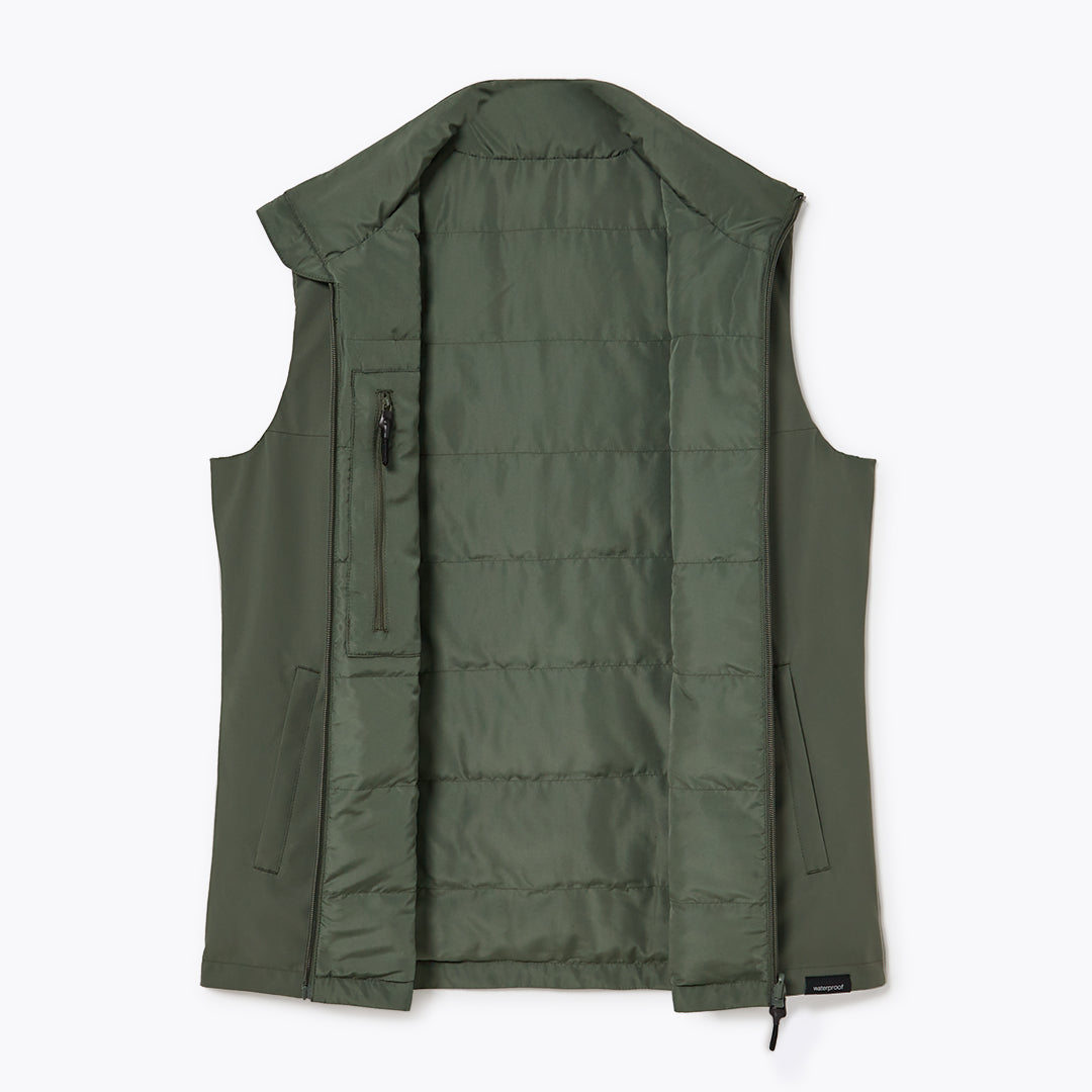 NS40 Reversible Vest-Clover Green- Women